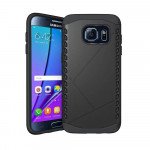 Wholesale Galaxy S7 Strong Shield Hybrid Case (Black)